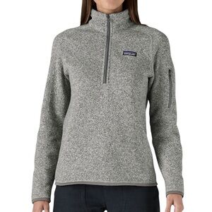 Patagonia Better Sweater 1/4 Zip Fleece Pullover Gray Women’s Size M